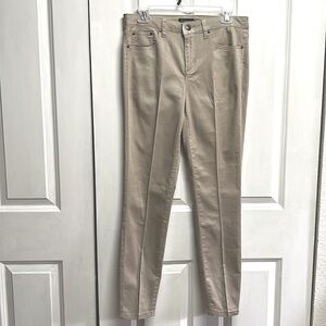 Needle & Cloth Tan 5 Pocket Mid Rise Skinny Ankle Crop Pants Size 8